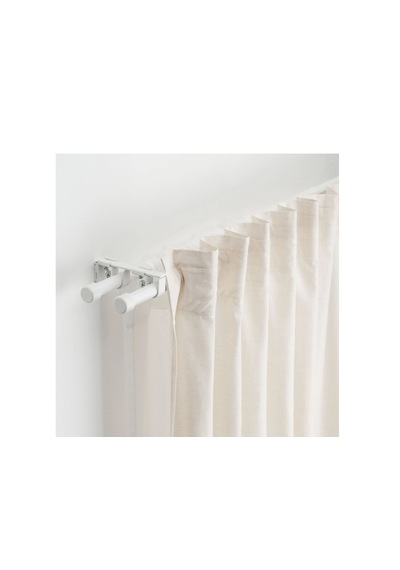 Ikea Bekräfta Perde Çubuğu Seti , Beyaz, 120-210 Cm 19 Mm, İkili