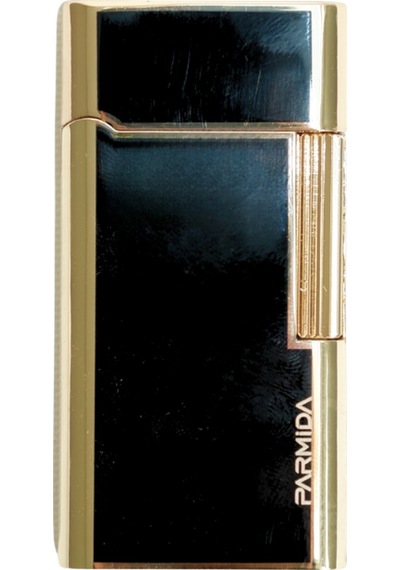 Parmida Soft Flame Siyah Gold Metal Puro Çakmağı - Tr9476