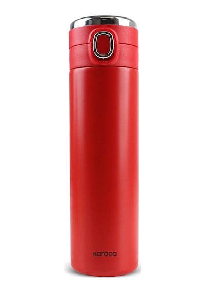 Karaca Etro Sızdırmaz Çelik Dijital Termos 480 Ml Kırmızı Kırmızı