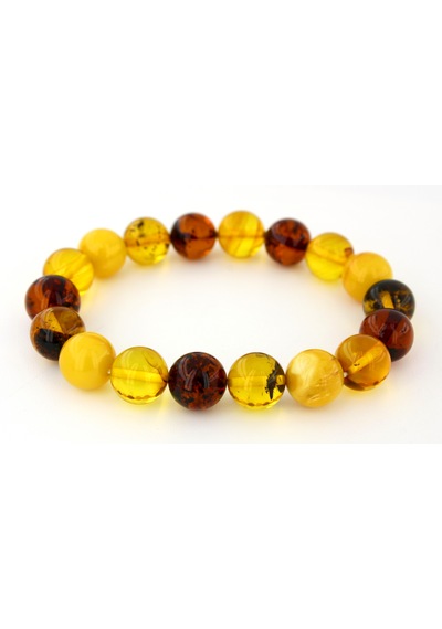 Kehribar Bileklik Kure Tasarım Ambergold Blk23-95 Çok Renkli