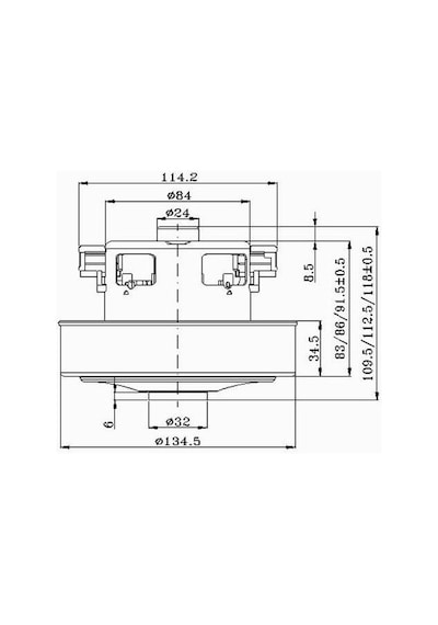 Samsung Uyumlu SC 44E0 Elektrikli Süpürge Motoru - CG35 HD