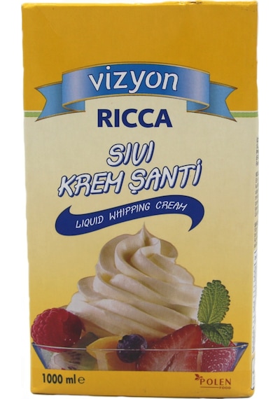 Vizyon Ricca Bitkisel Sıvı Krem Şanti Şekerli 1 lt