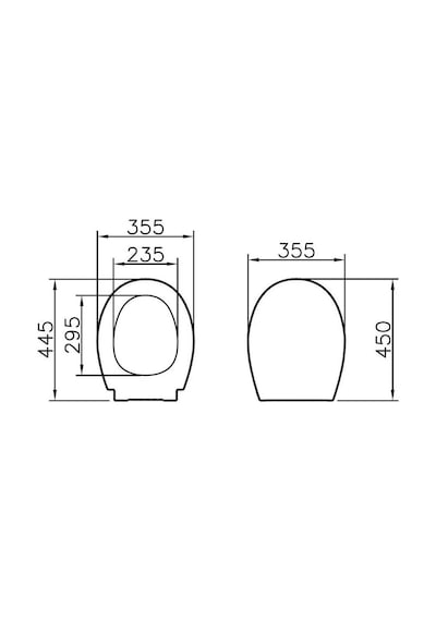 VitrA S10 84-003-009 Yavaş Kapanan Klozet Kapağı