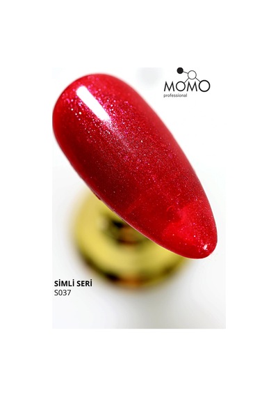 Momo Professional Kalıcı Oje S037 Simli Vişne Çürüğü 14 Ml