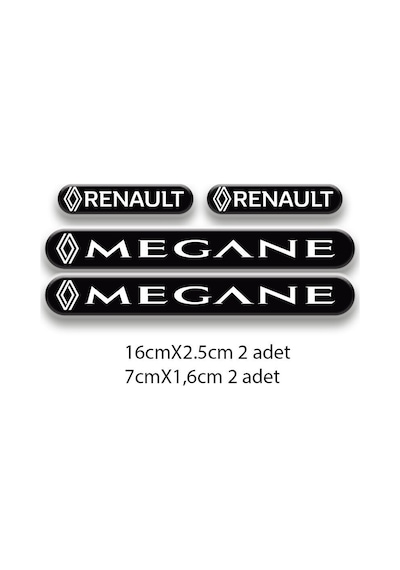 Megane Set Oto Sticker 3d Sticker