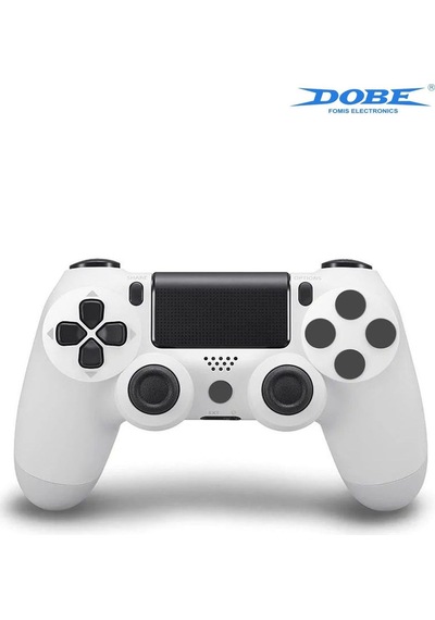 Ps4-pc-android Box-android-Apple Uyumlu iOS Telefon Tablet Titreşimli Bluetooth Oyun Kolu Beyaz