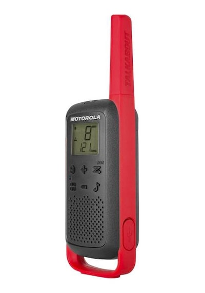 Motorola TLKR-T62 Pmr 2'li El Telsizi Kırmızı