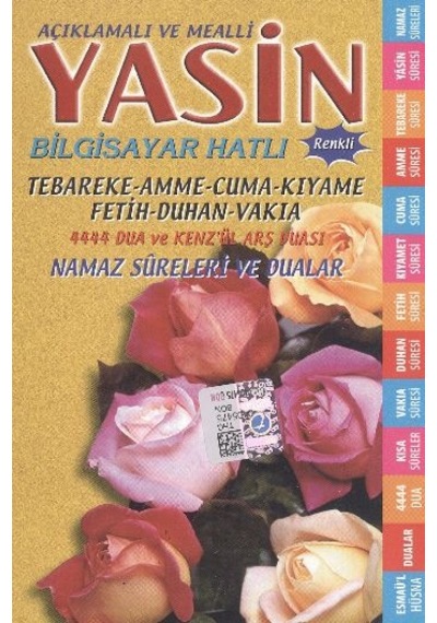 Merve Açıklamalı Ve Mealli Yasin Cep Boy