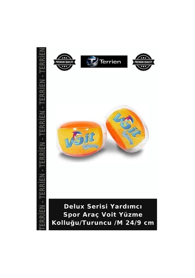 Delux Serisi Yardımcı Spor Araç Voit Yüzme Kolluğu/turuncu /m 24/9 Cm