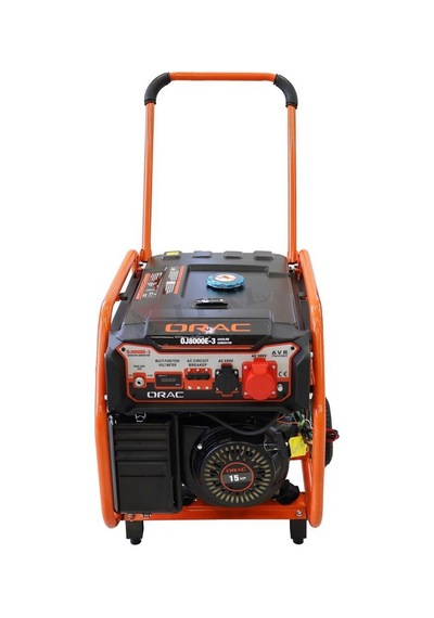 Orac Oj8000-3 Trifaze Benzinli Jeneratör 6.5 Kw Marşlı 15 Hp