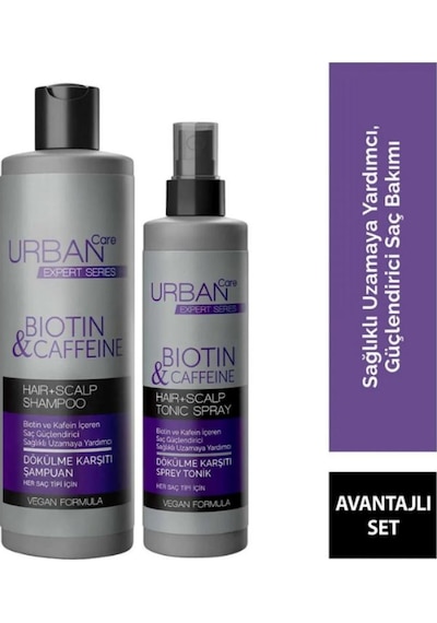 Urban Care Biotin&caffeine Saç Dökülme Karşıtı Şampuan 350 Ml + Tonik 200 Ml