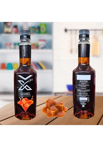 Aromax Karamel Aromalı Kahve Şurubu 700 Ml