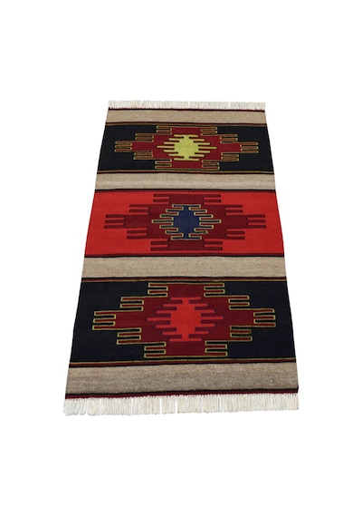 Kilim Antik El Dokuma Görkemli Şarkışla Sivas Yün Kilimi 0150 - Yeni - Çok Renkli
