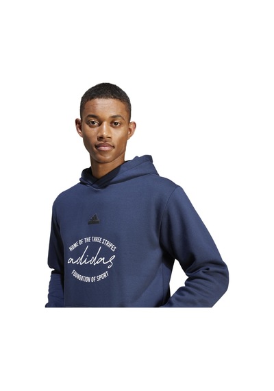 Adidas Bl Fl Hd Gd Q3 Erkek Sweatshirt-lacivert Lacivert