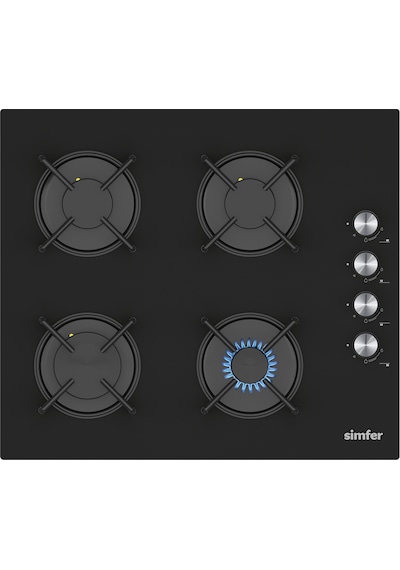Simfer 3046 Siyah Set Üstü Cam Ocak