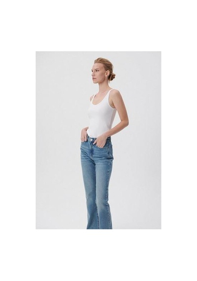 Mavi Kadın Atlet Basıc Tank Top 164156-620 beyaz