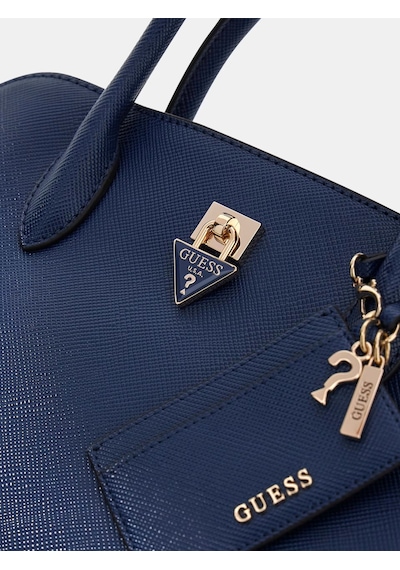 Guess Patsie Logo Kadın El Çantası Hwzg9919060 Lacivert