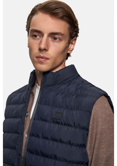 Twn Slim Fit Lacivert Düz Yelek Mont 3ecy70501503m Lacivert