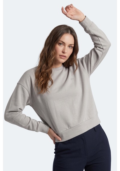 Slazenger Kunto I Kadın Gri Sweatshırt