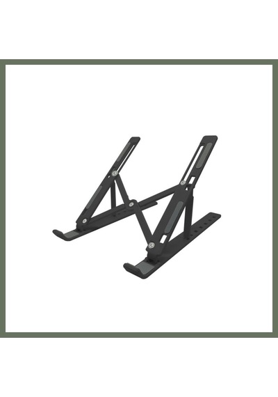 Bezos 7 Kademeli Ayarlı Katlanabilir Laptop Tablet Standı Siyah Bezos1