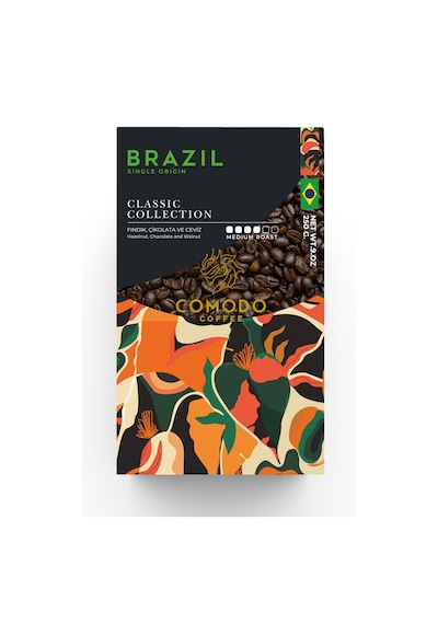 Comodo Coffee Brezilya Çekirdek Kahve 4 x 250 G
