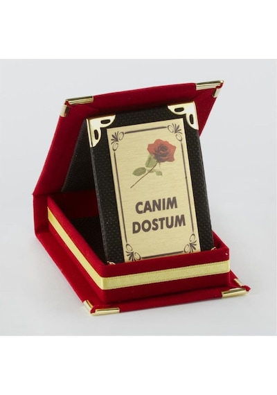 Canım Csmtex - 69 Dostum Plaketi-kırmızı Çok Renkli