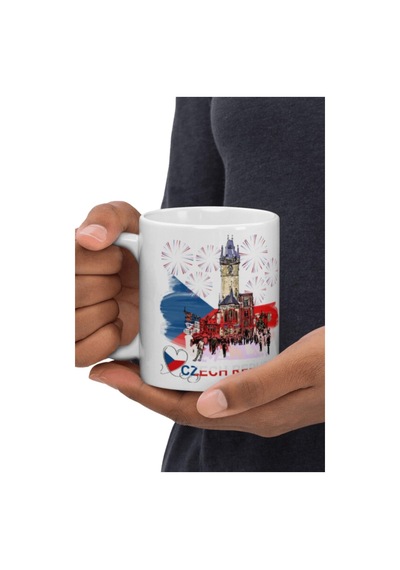 Çek Cumhuriyeti Kupa Bardak 2 Adet Seyahat Hatıra Czech Republic Mug