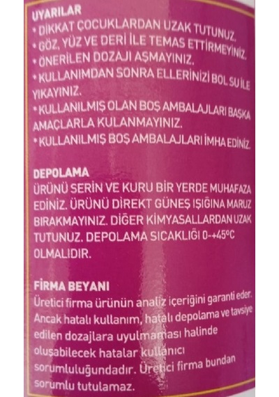Çiçekli Süs Bitkileri İçin Bitki Besini 500 Cc Sprey