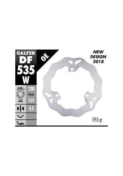 Yamaha N-max 125 Tech Max Arka Fren Diski 230 Mm 2025 2026 Arası Galfer Dalgalı Sabit Çelik Disk