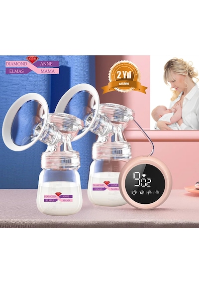 Diamond Mama Elmas Anne Elektirikli Gögüs Pompası Çiftli Mz-608t