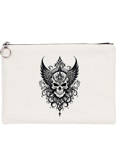 Tattoo Tablet/portföy Çanta - Astarlı 30x21 Cm Beyaz Beyaz