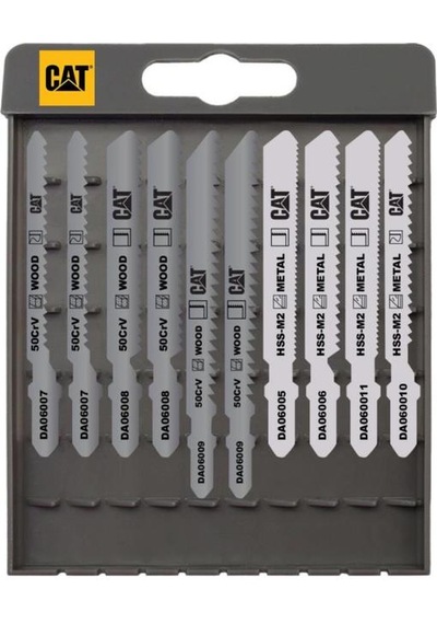 Cat Dx5310 550watt Profesyonel Devir Ayarlı Dekupaj Testere + Da06901 10 Parça Testere Ucu