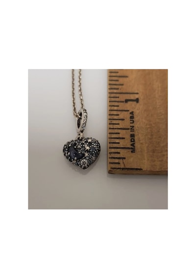 Lunarie "love You To The Moon" Yazılı Vintage Kolye Gümüş