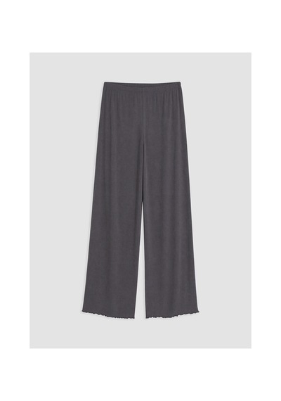 Lcw Dream Gri V Yaka Nakışlı Kadın Pijama Takım