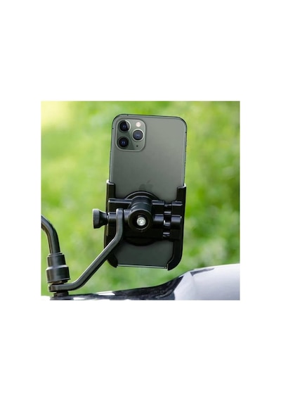 Ga42 Motor Motosiklet Telefon Tutucu Tamamı Alüminyum Metal Kasa Ayna Tutucu 2 Mixed