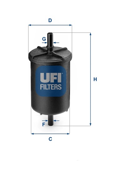 Yakıt Filtresi - Dacia Logan, Sandero, Duster, Dokker, Scudo, Ulysse - Ufı-3194800