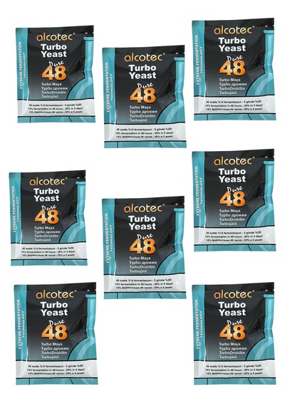 Alcotec 48 Turbo Yeast & Maya 135 Gr 8 Adet