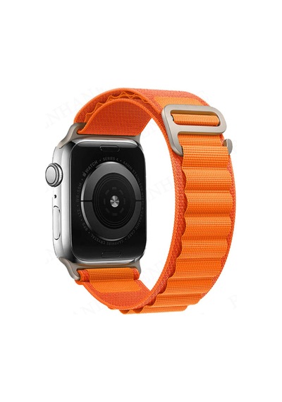 Watch 42mm Mountain Kordon - Turuncu Ahşap
