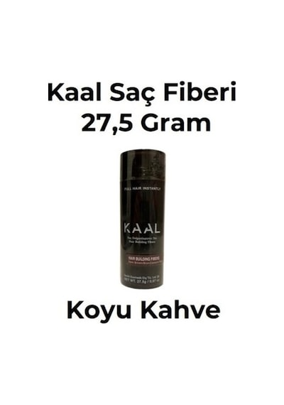 Kaal Saç Fiberi Keratin Saç Tozu Koyu Kahve 27.5 G