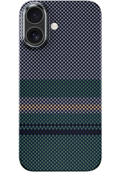 Apple Uyumlu iPhone 17 Kılıf M-safe Şarj Özellikli Karbon Fiber Benks Aurora Armorair Kevlar Kapak Siyah
