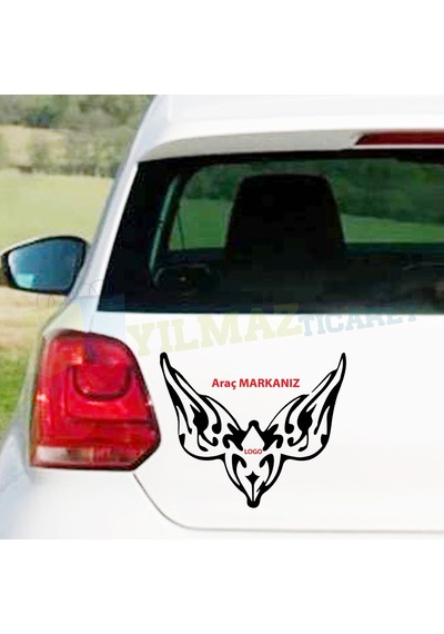 Kişiye Özel Kanat Motosiklet Oto Sticker Araba Yapıştırma Etiket