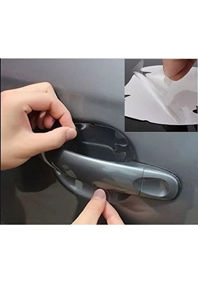 4 Adet Araç Kapı Kolu Koruyucu - Plastik Malzeme