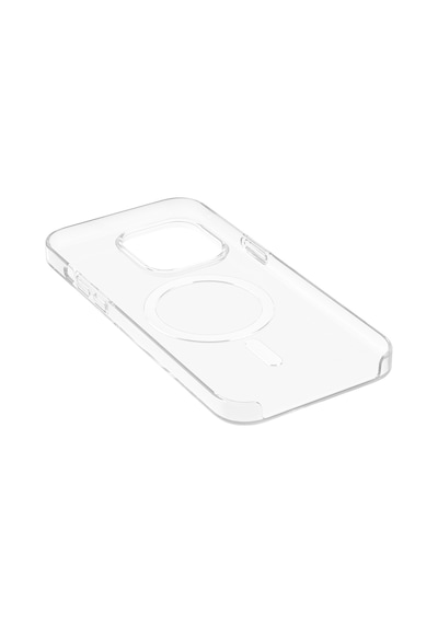 Maks Technology iPhone Uyumlu 13 Pro Max Kılıf Ic Çipli Mkst Wireless Şarj Özellikli Şeffaf in Kapak - Şeffaf