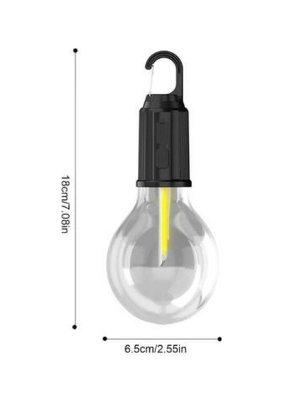 Tnabilir Şarjlı Led Ampul Askılı Lamba Kamp Semeglbl - 81 Bahçe Lambası