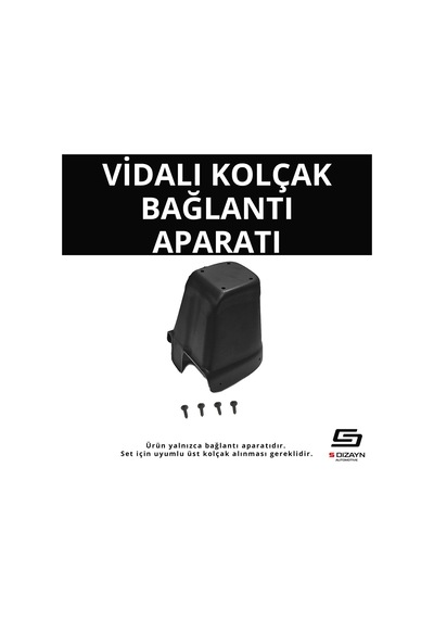 S-dizayn Kia Picanto Abs Vidalı Kol Dayama Kolçak Alt Adaptör 2015 Üzeri A+kalite