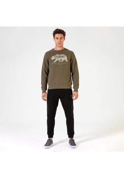 Routefield Routefıeld Home Erkek Sweatshırt Haki Haki