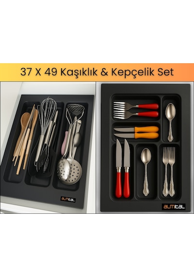 37x49 Kaşıklık Ve Kepçelik 2'li Set