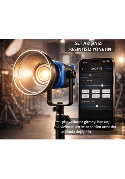 Wellmaking 200w İkili Led Işık Seti