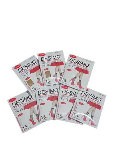 Desimo 7 Li Parlak Fit 57 Ten Soket Çorap 57/ten