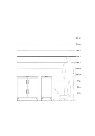 Hyperion Şifonyer 4 Raflı 4 Kapaklı 88x44x96 Antrasit-aytaşı Antrasit Hyperion Şifonyer 4 Raflı 4 Kapaklı 88x44x96 Antrasit-aytaşı Antrasit